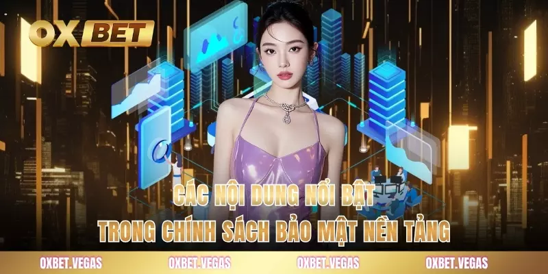 Các nội dung nổi bật trong chính sách bảo mật nền tảng