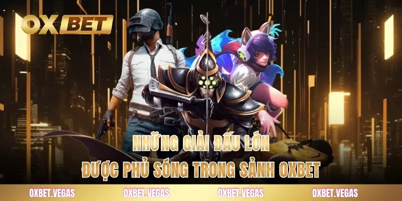 Những giải đấu lớn được phủ sóng trong sảnh OXBET