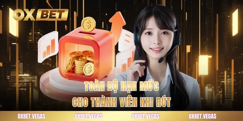 Toàn bộ hạn mức cho thành viên khi rút